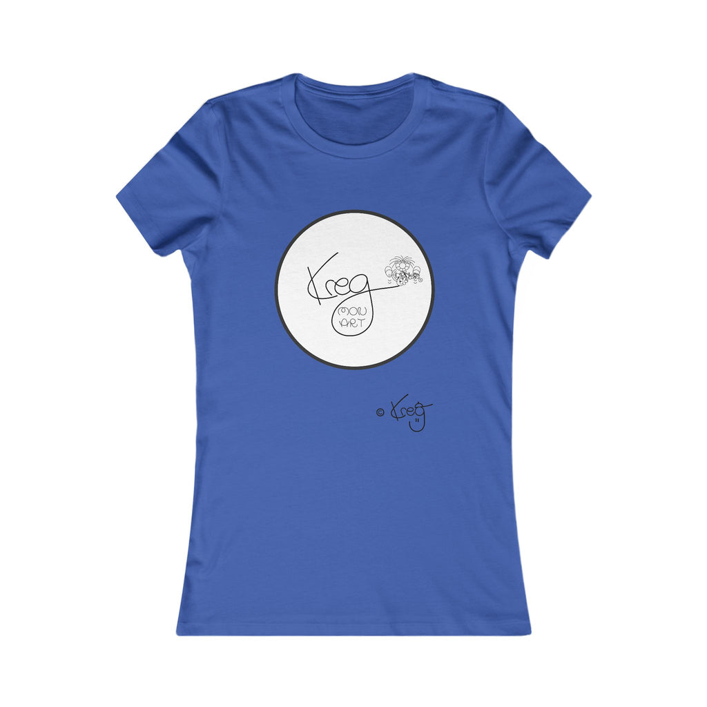 KREG MON ART LOGO,Women's Favorite Tee