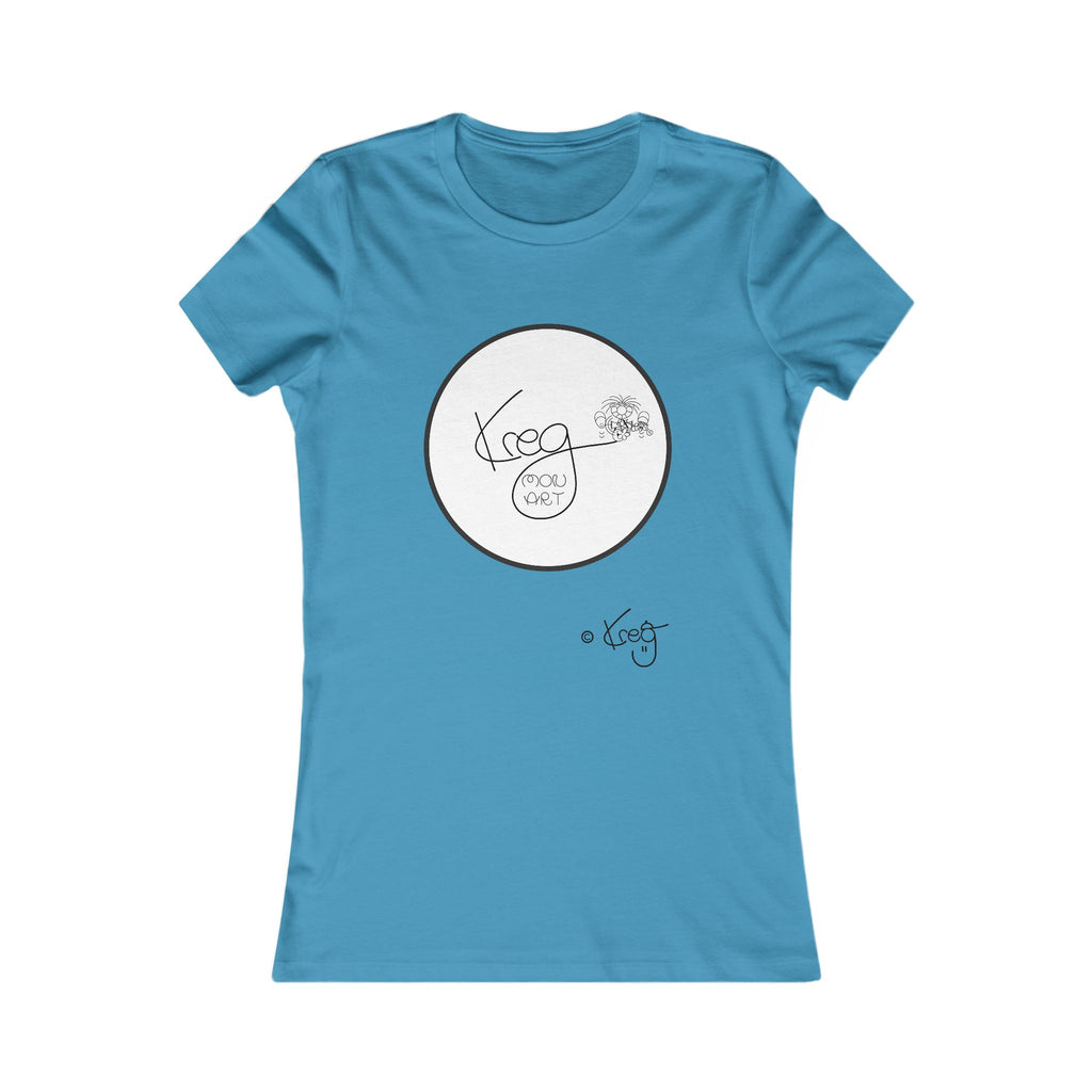 KREG MON ART LOGO,Women's Favorite Tee