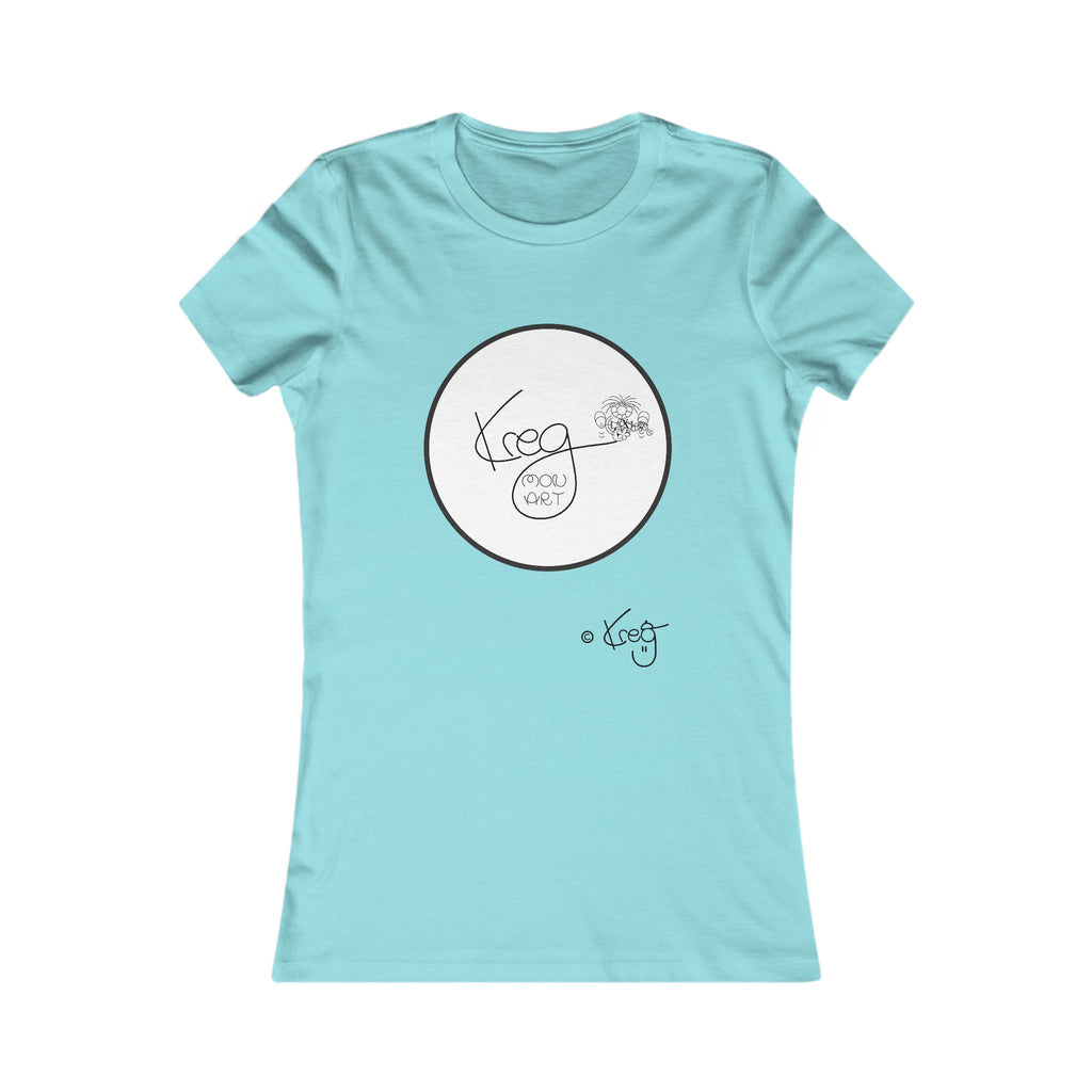 KREG MON ART LOGO,Women's Favorite Tee