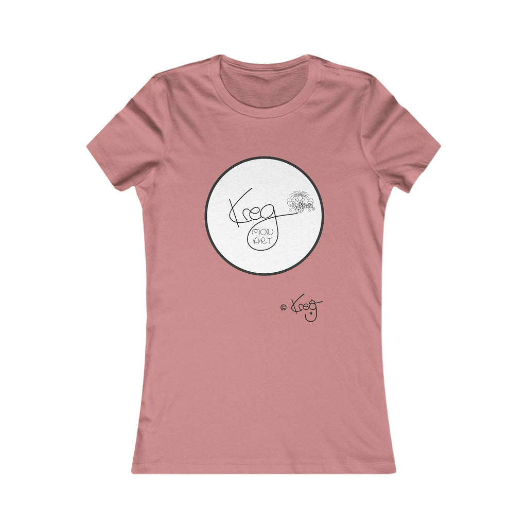 KREG MON ART LOGO,Women's Favorite Tee