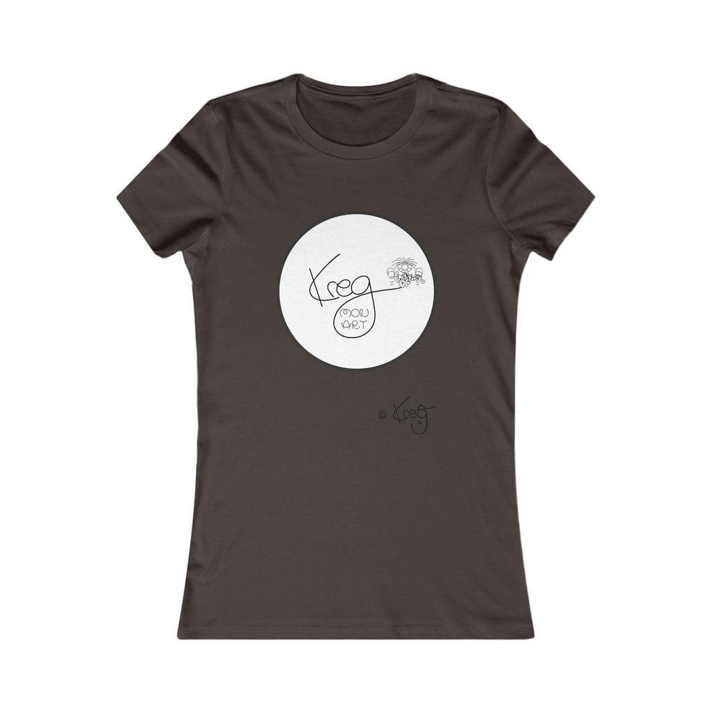 KREG MON ART LOGO,Women's Favorite Tee