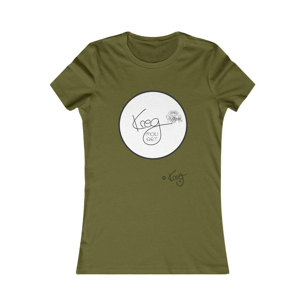 KREG MON ART LOGO,Women's Favorite Tee