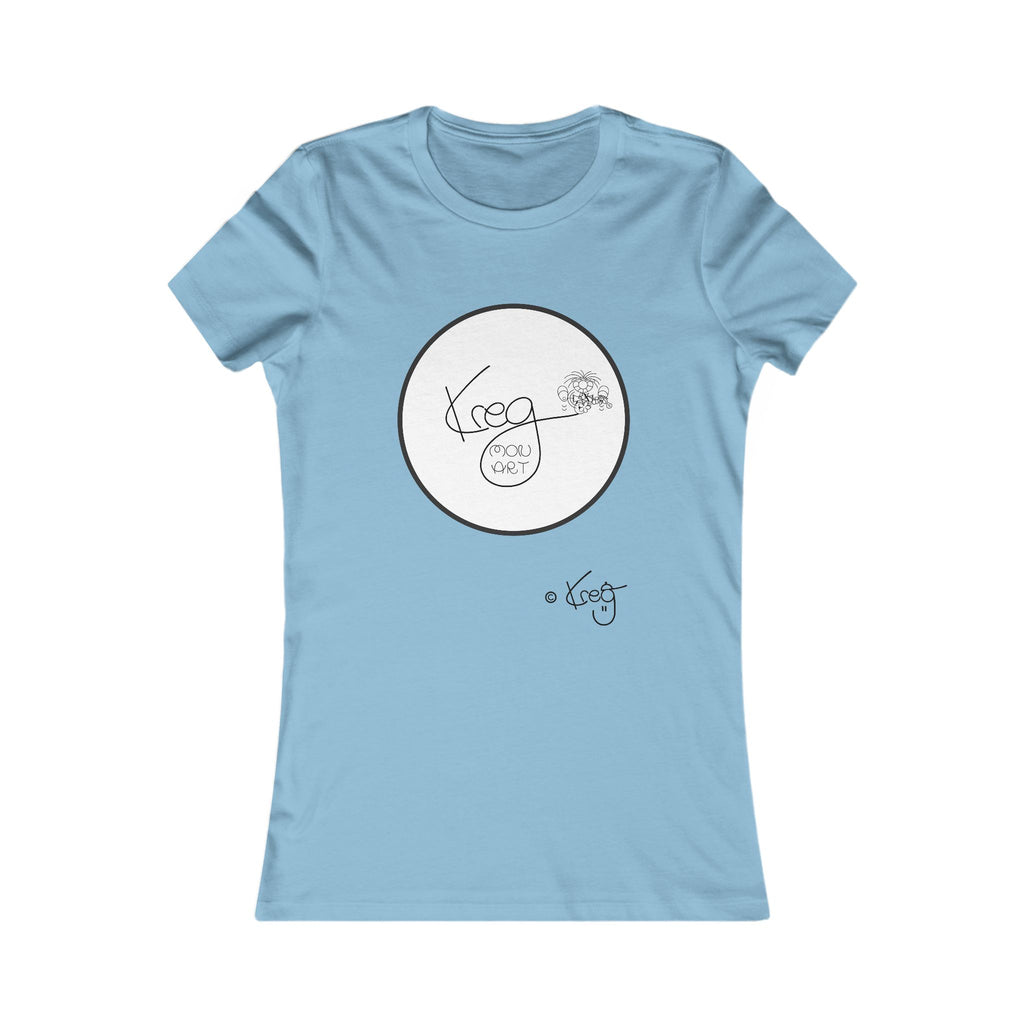 KREG MON ART LOGO,Women's Favorite Tee