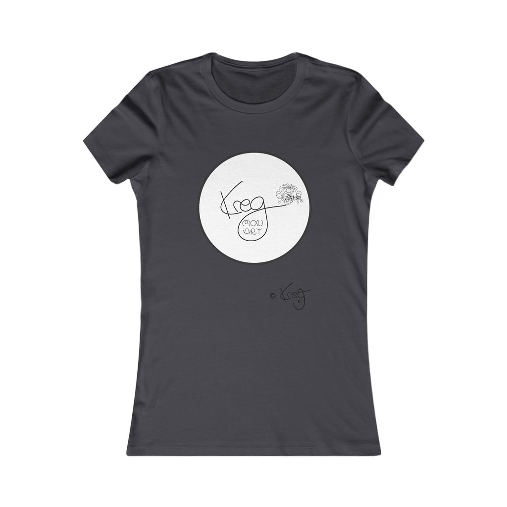 KREG MON ART LOGO,Women's Favorite Tee