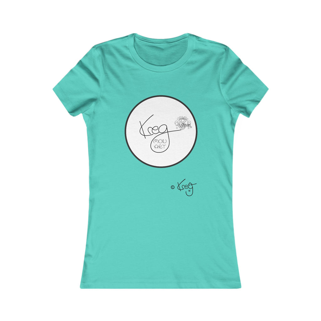 KREG MON ART LOGO,Women's Favorite Tee
