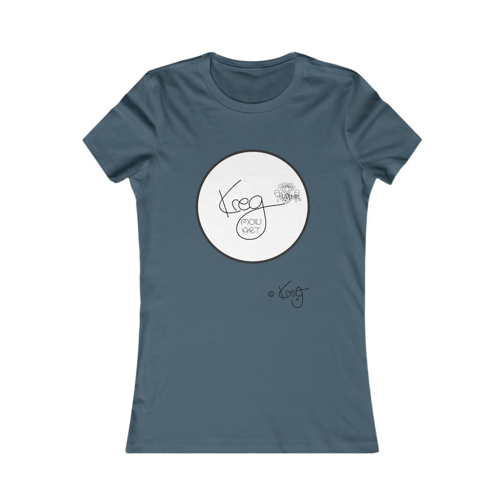 KREG MON ART LOGO,Women's Favorite Tee