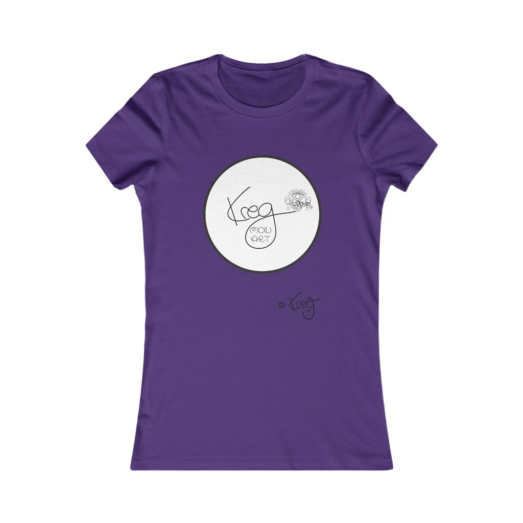 KREG MON ART LOGO,Women's Favorite Tee