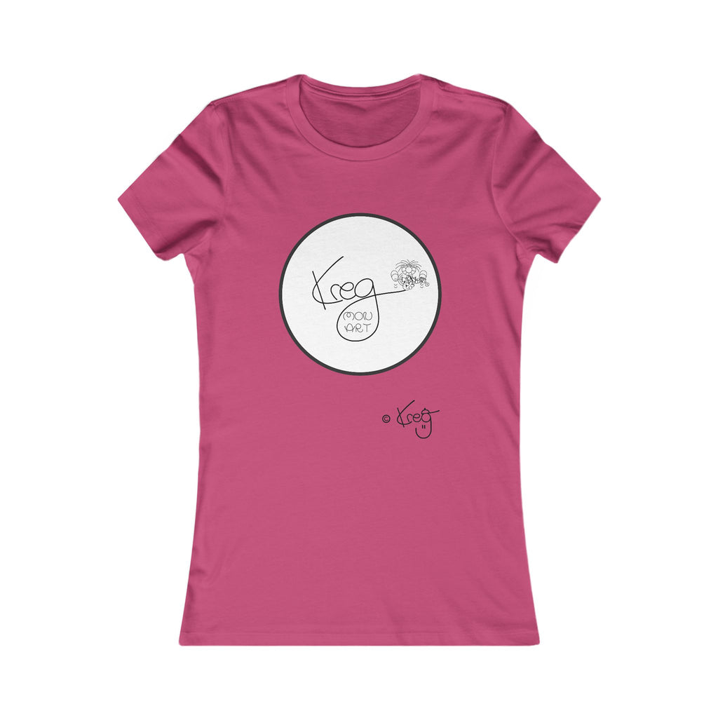 KREG MON ART LOGO,Women's Favorite Tee