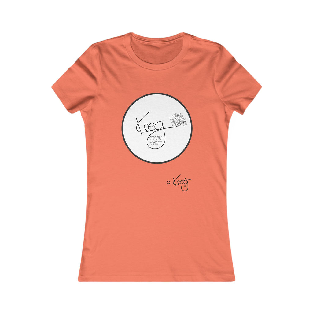 KREG MON ART LOGO,Women's Favorite Tee