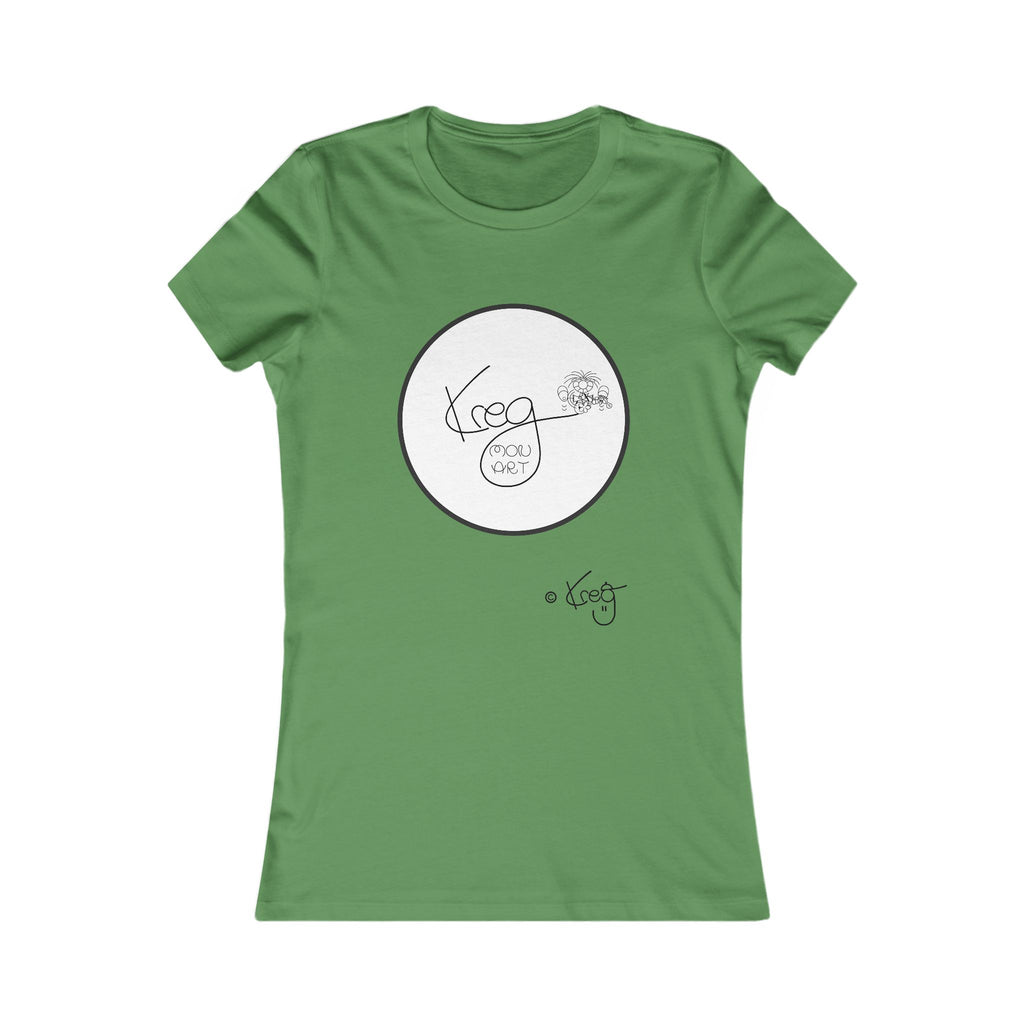 KREG MON ART LOGO,Women's Favorite Tee