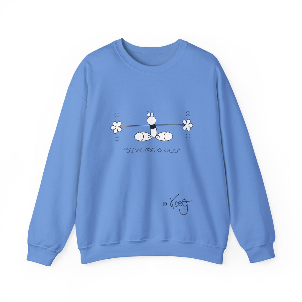 GIVE ME A HUG,Unisex Heavy Blend™ Crewneck Sweatshirt