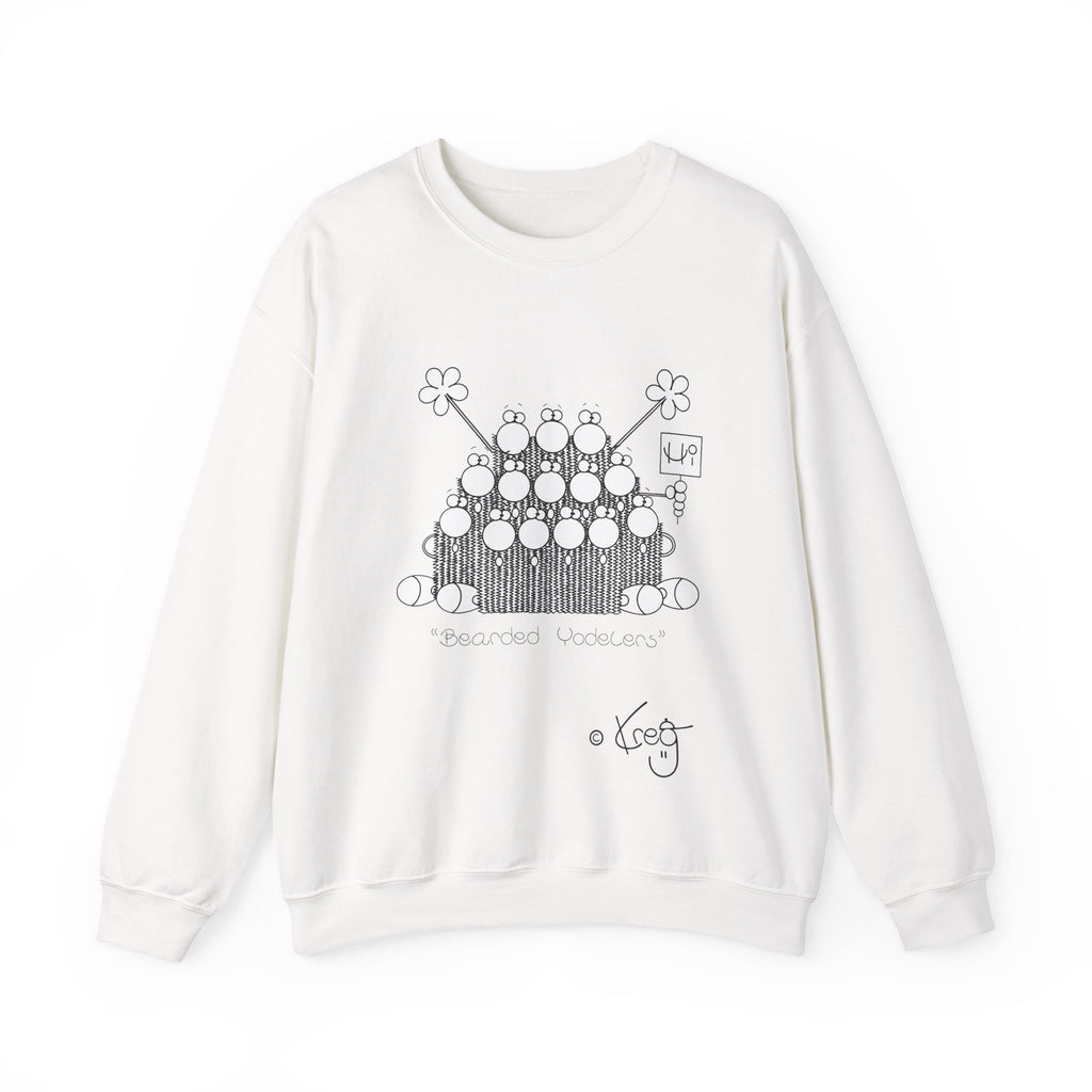 BEARDED YODELERS,Unisex Heavy Blend™ Crewneck Sweatshirt
