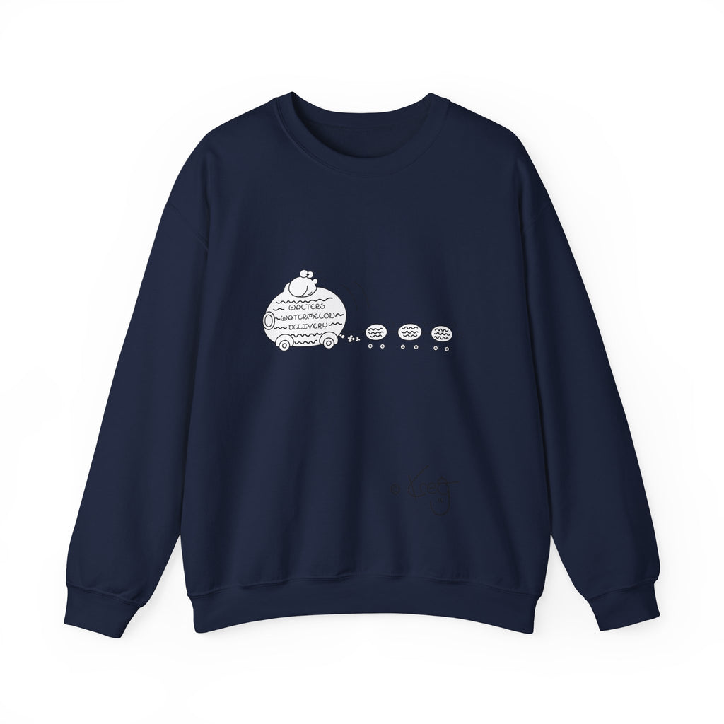 WALTER'S WATERMELON DELIVERY,Unisex Heavy Blend™ Crewneck Sweatshirt