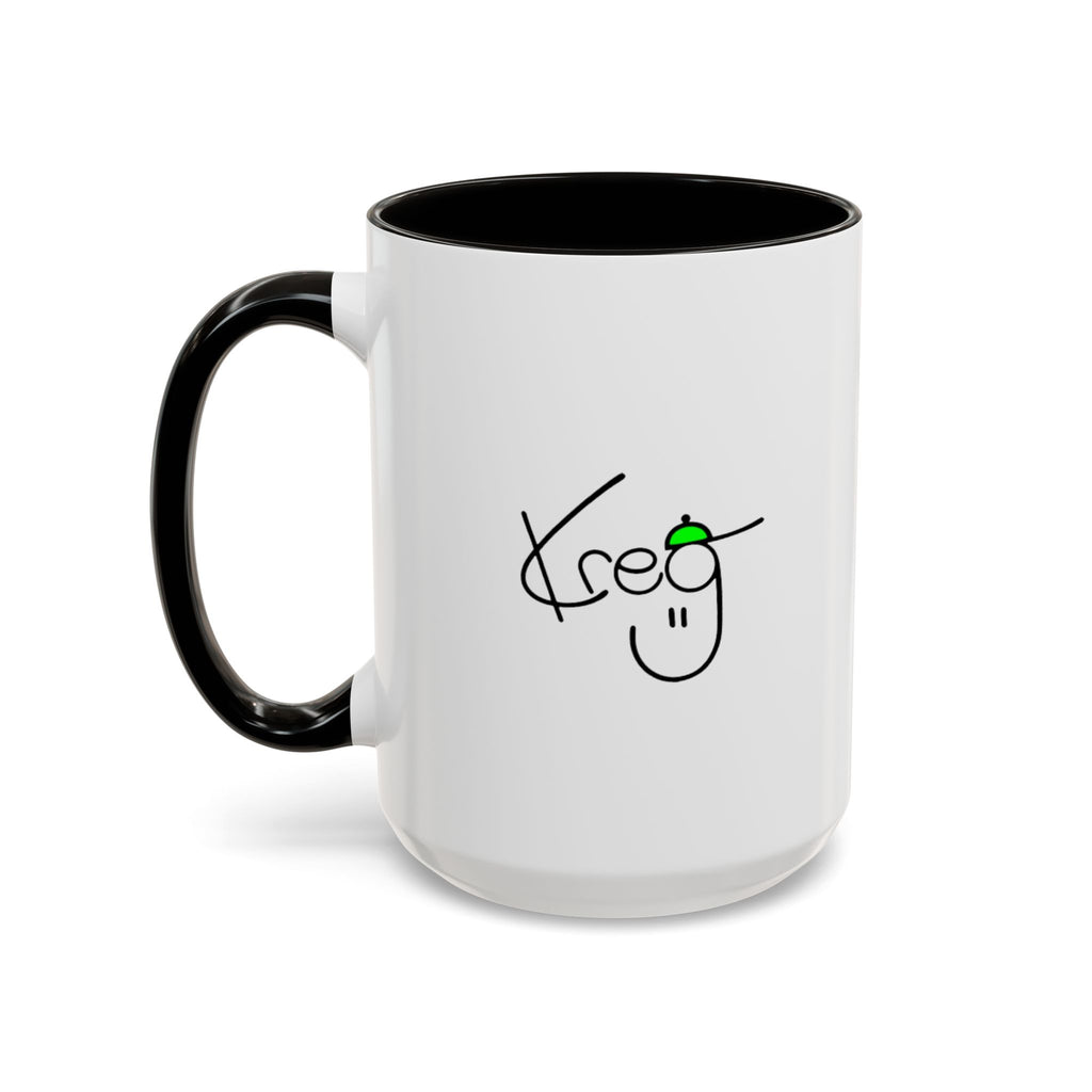 KREG MON ART LOGO Colorful Mugs, 11oz 15 oz