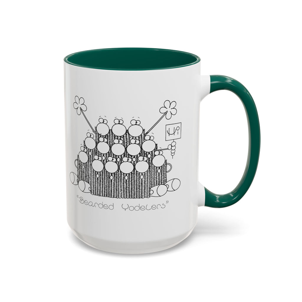 BEARDED YODELERS Colorful Mugs, 11oz 15oz