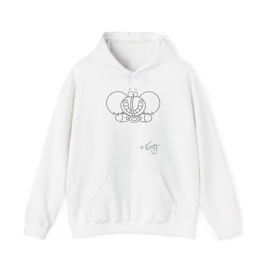 SMILE ELEPHANT,Unisex Heavy Blend™ Hooded Sweatshirt