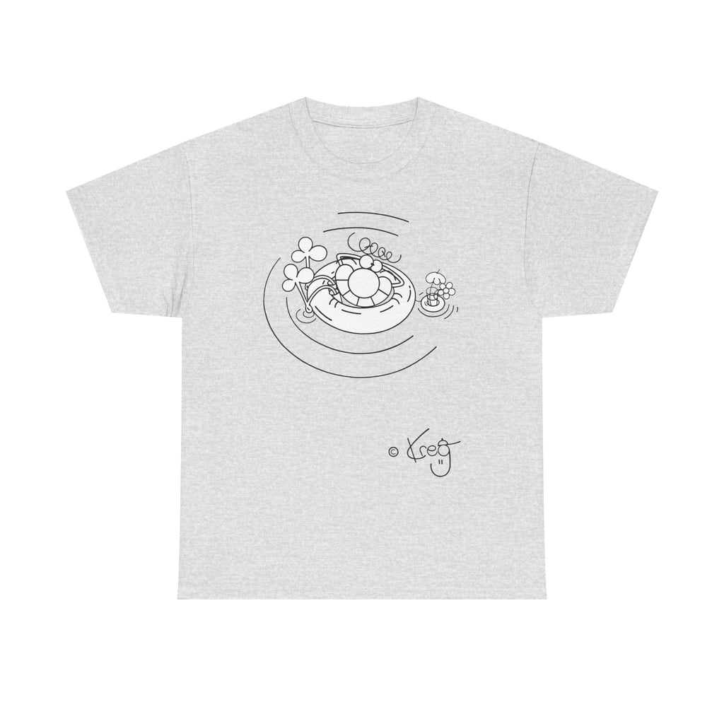 INNER TUBE DUDE,Unisex Heavy Cotton Tee