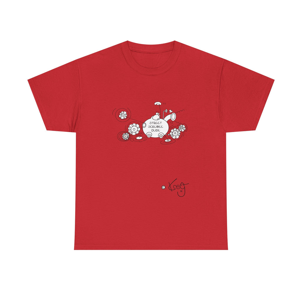 STREET SCRUBEE DUDE,Unisex Heavy Cotton Tee