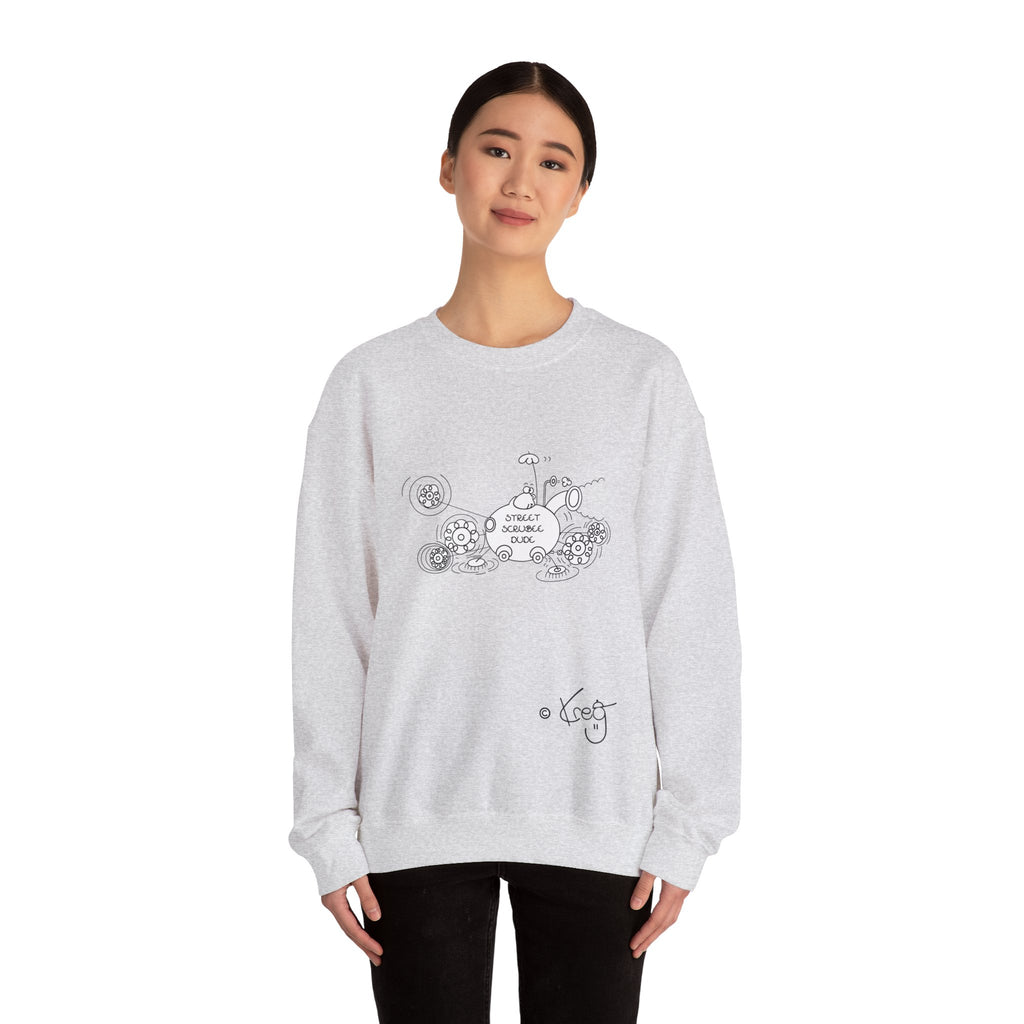 STREET SCRUBEE DUDE,Unisex Heavy Blend™ Crewneck Sweatshirt