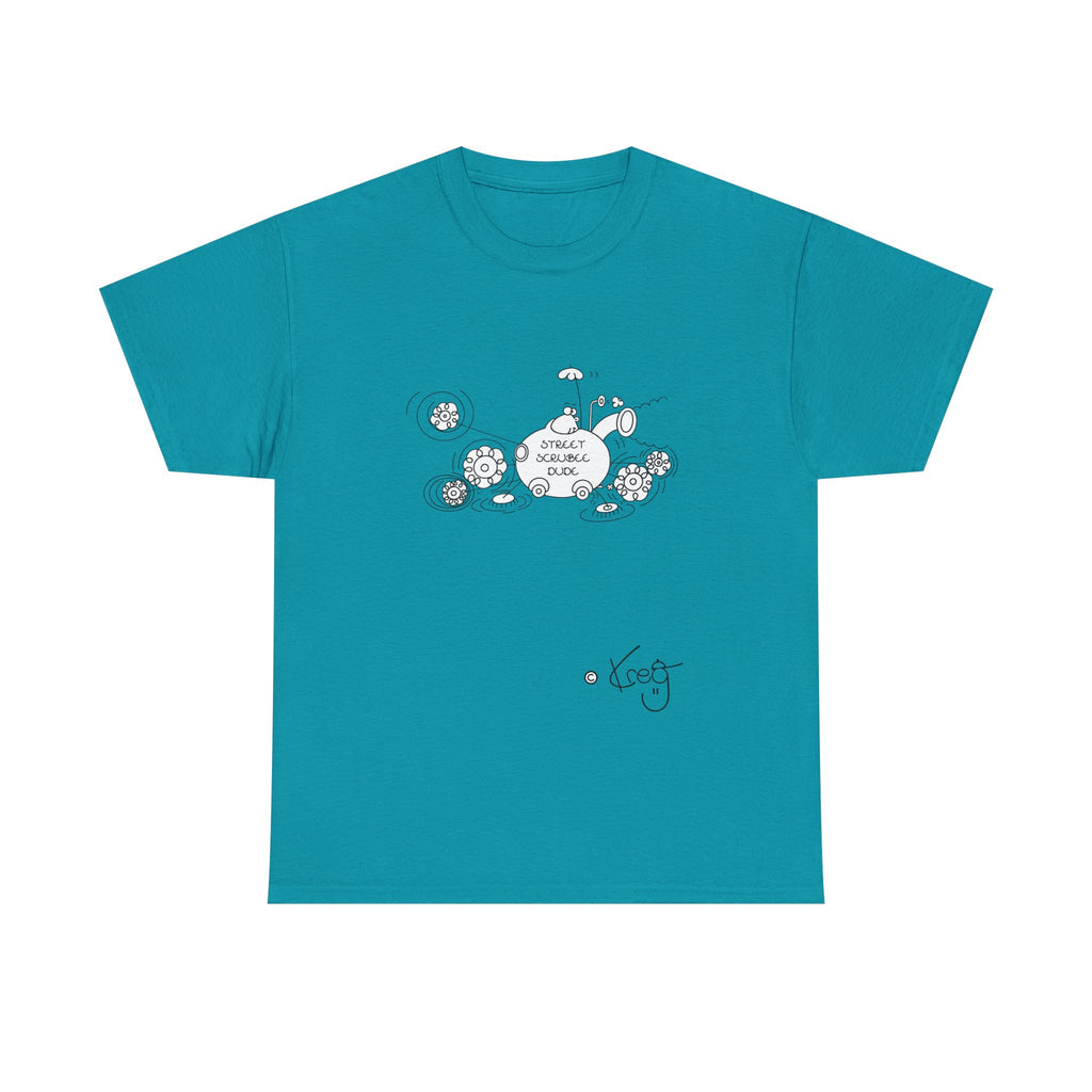 STREET SCRUBEE DUDE,Unisex Heavy Cotton Tee