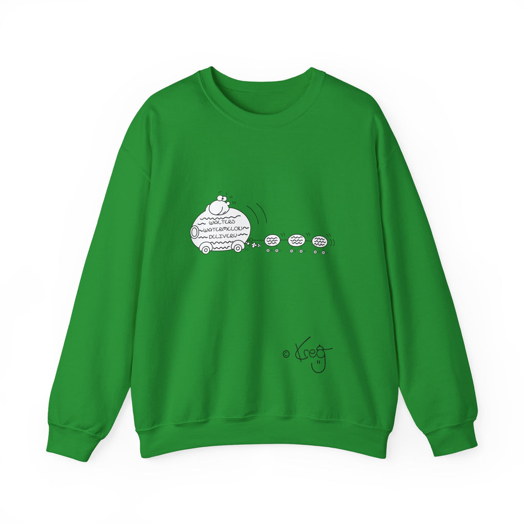 WALTER'S WATERMELON DELIVERY,Unisex Heavy Blend™ Crewneck Sweatshirt
