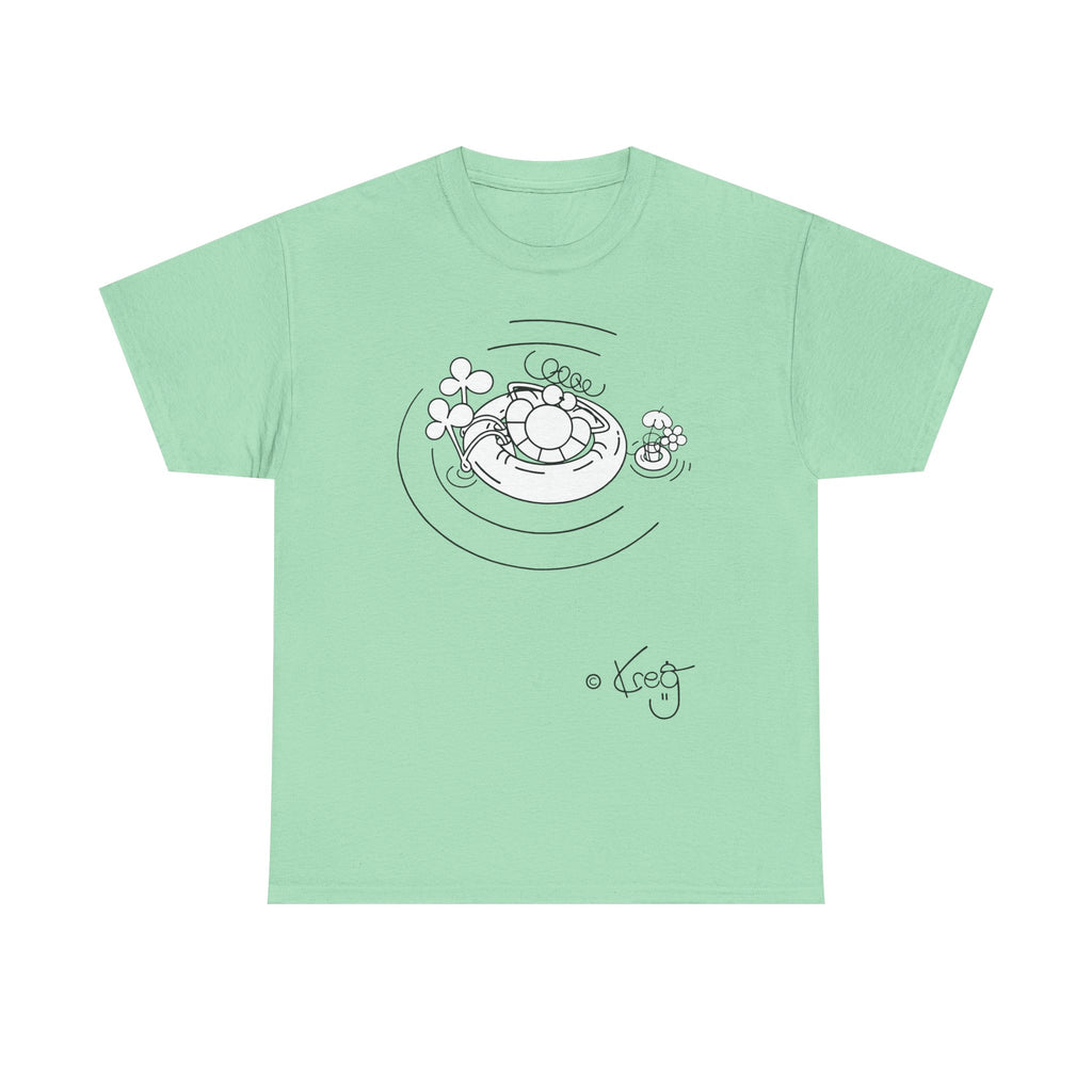 INNER TUBE DUDE,Unisex Heavy Cotton Tee