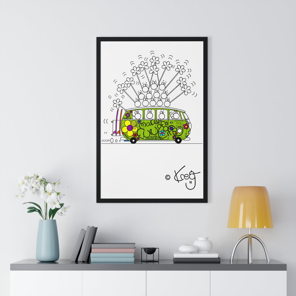 MAKE FUN OF LIFE,Premium Framed Vertical Poster