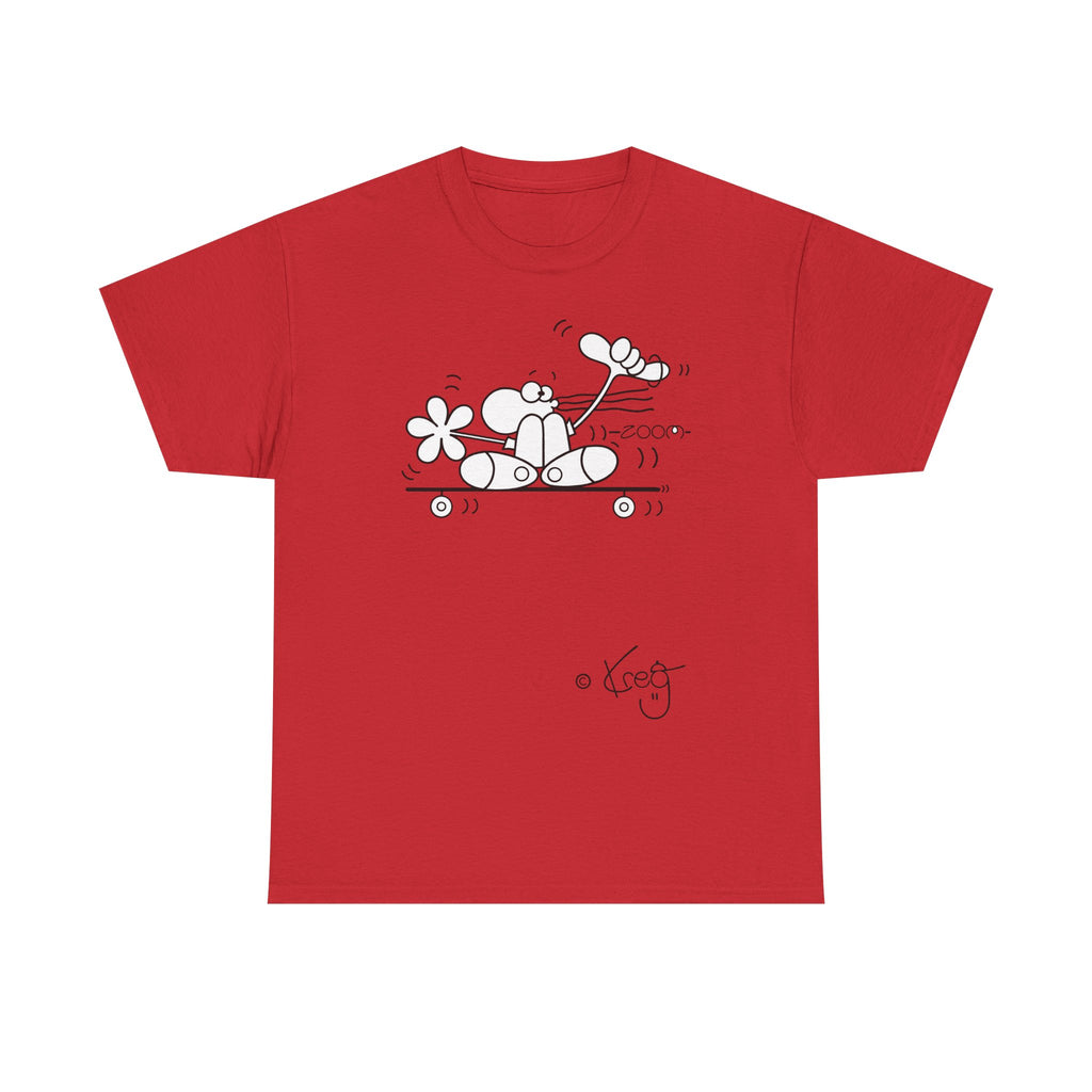 SKATEBOARDER DUDE,Unisex Heavy Cotton Tee