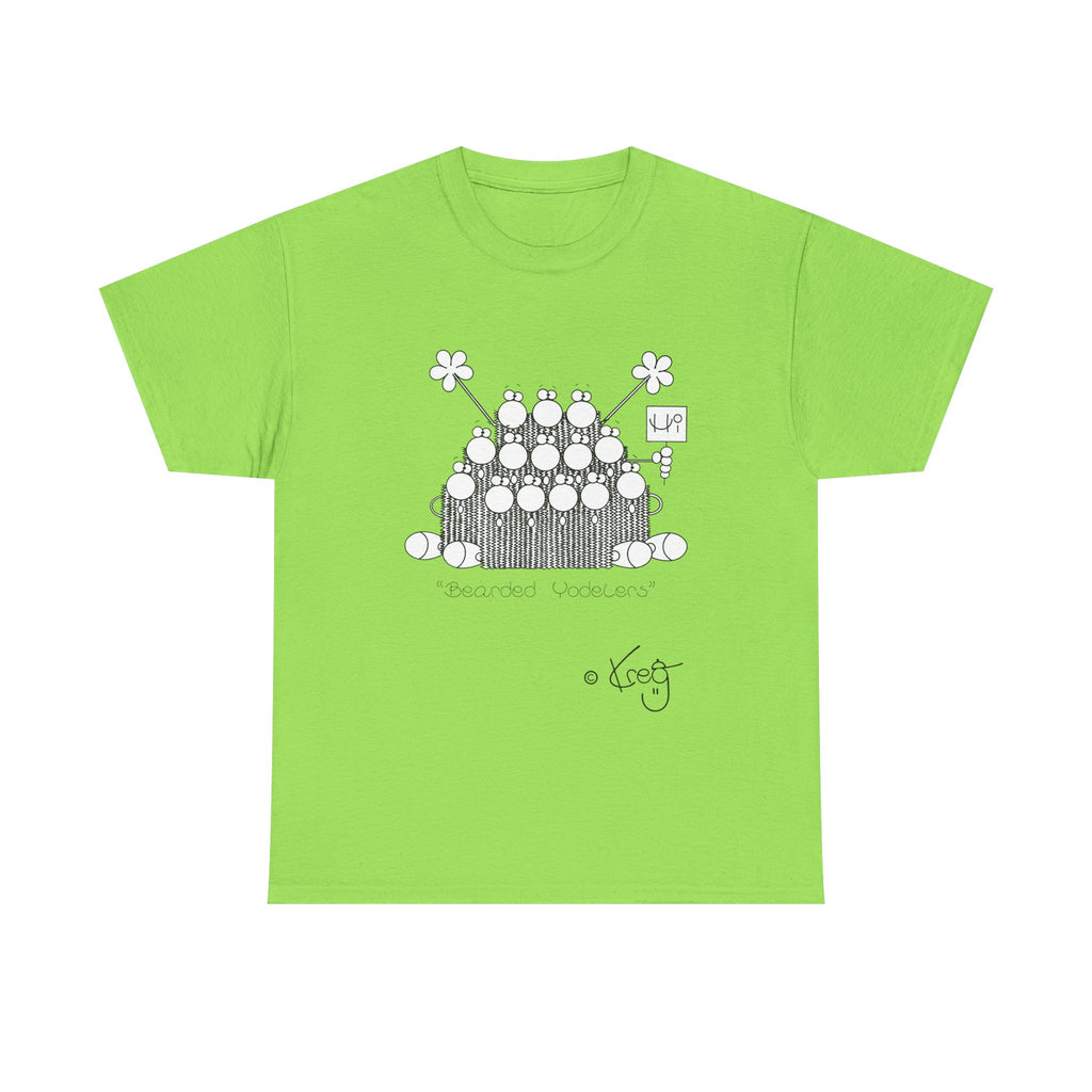 BEARDED YODELERS,Unisex Heavy Cotton Tee