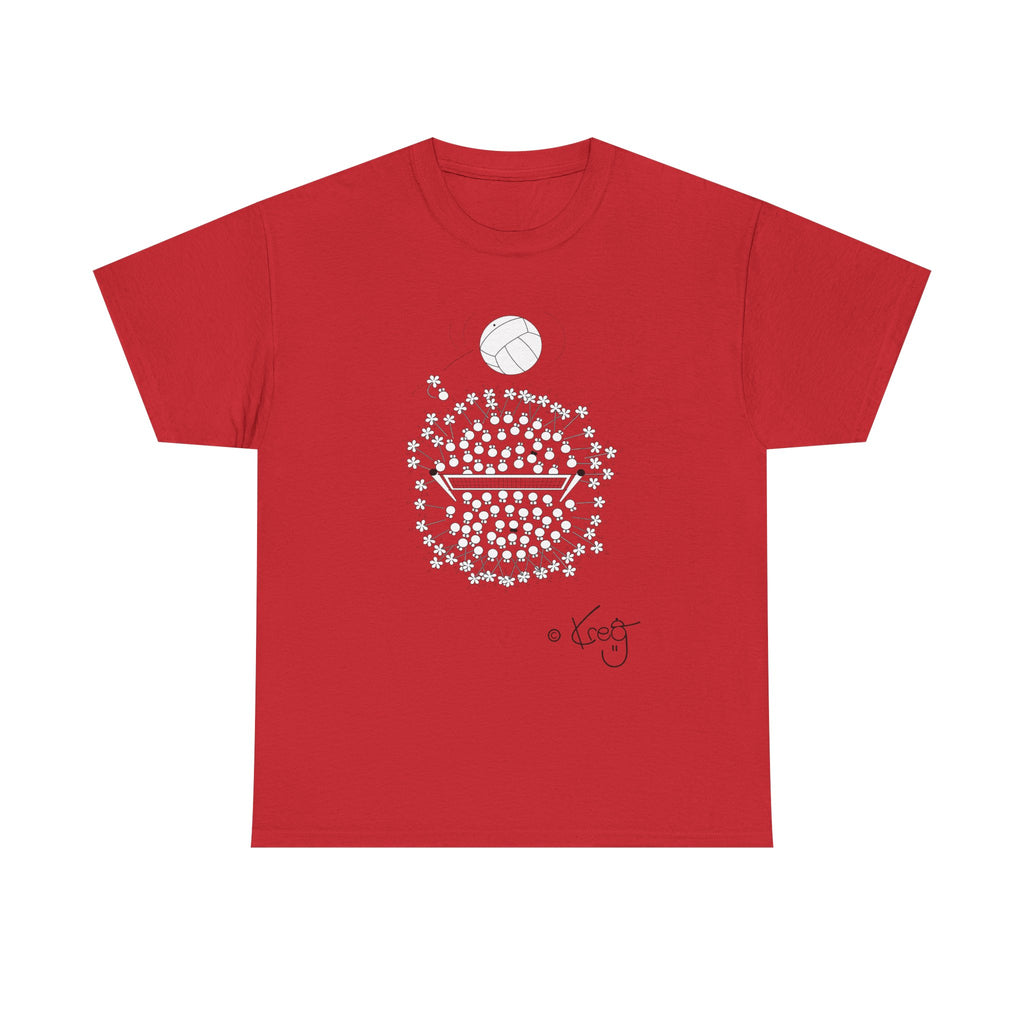 VOLLEYBALL FUN,Unisex Heavy Cotton Tee
