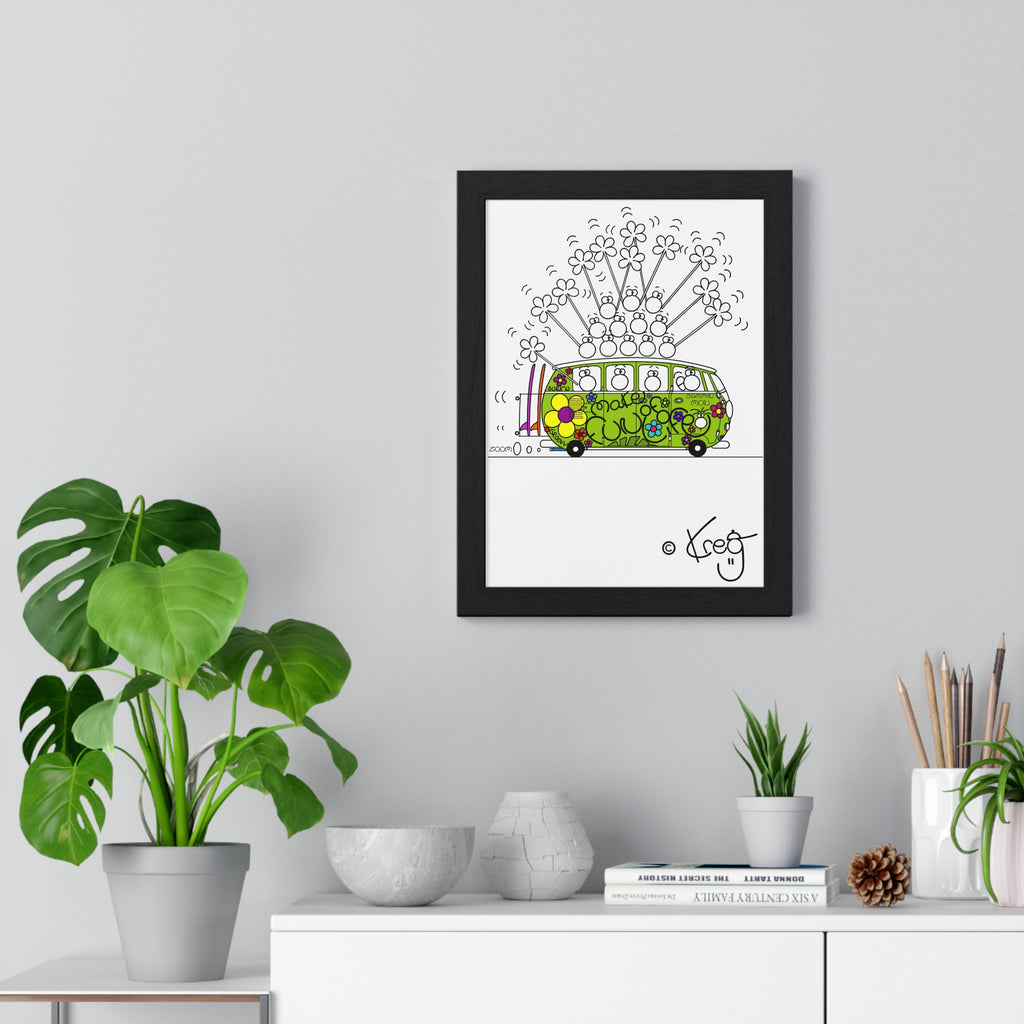 MAKE FUN OF LIFE,Premium Framed Vertical Poster