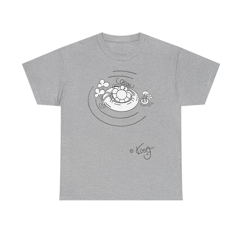 INNER TUBE DUDE,Unisex Heavy Cotton Tee