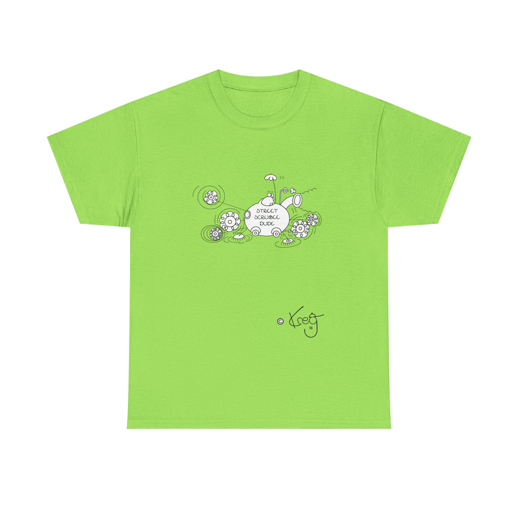 STREET SCRUBEE DUDE,Unisex Heavy Cotton Tee
