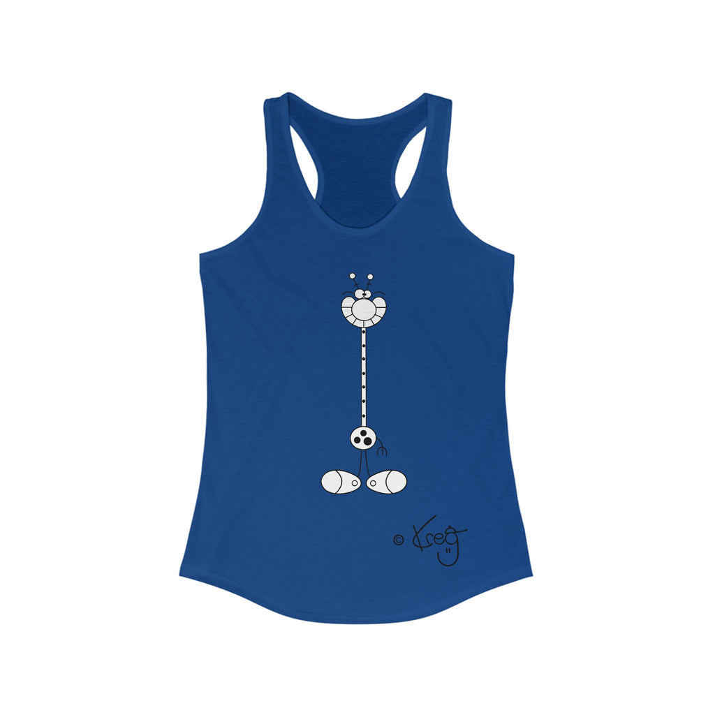 LAUGH GIRAFFE,Women's Ideal Racerback Tank