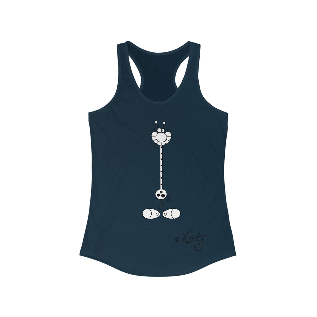 LAUGH GIRAFFE,Women's Ideal Racerback Tank