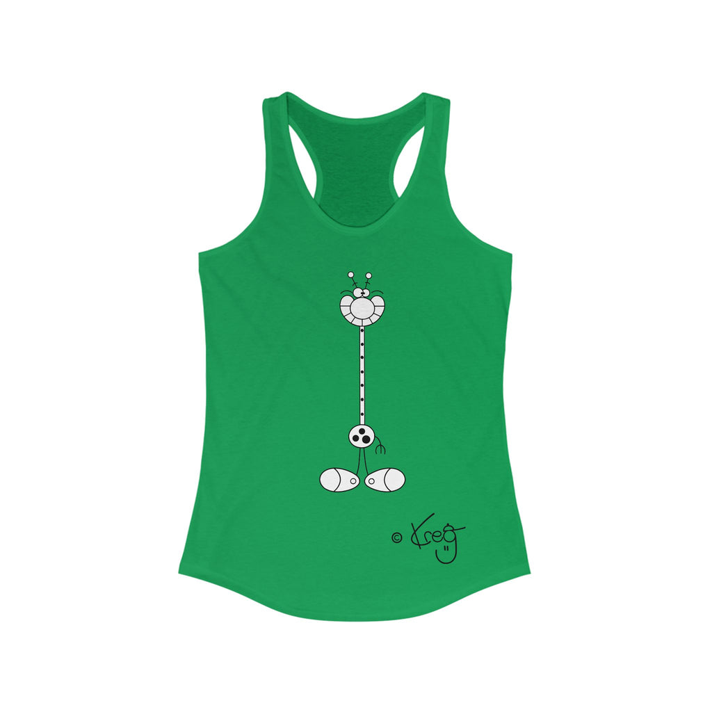 LAUGH GIRAFFE,Women's Ideal Racerback Tank