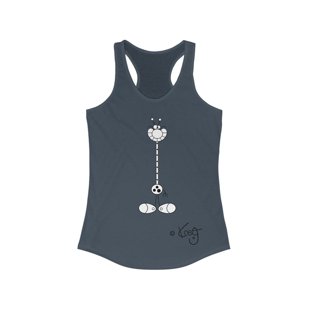 LAUGH GIRAFFE,Women's Ideal Racerback Tank