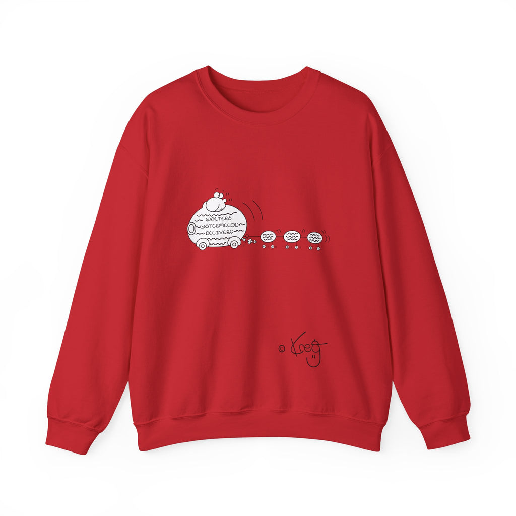 WALTER'S WATERMELON DELIVERY,Unisex Heavy Blend™ Crewneck Sweatshirt