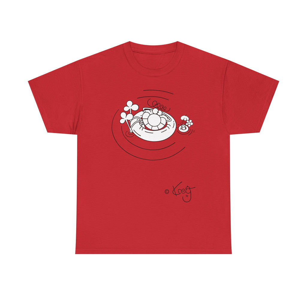 INNER TUBE DUDE,Unisex Heavy Cotton Tee