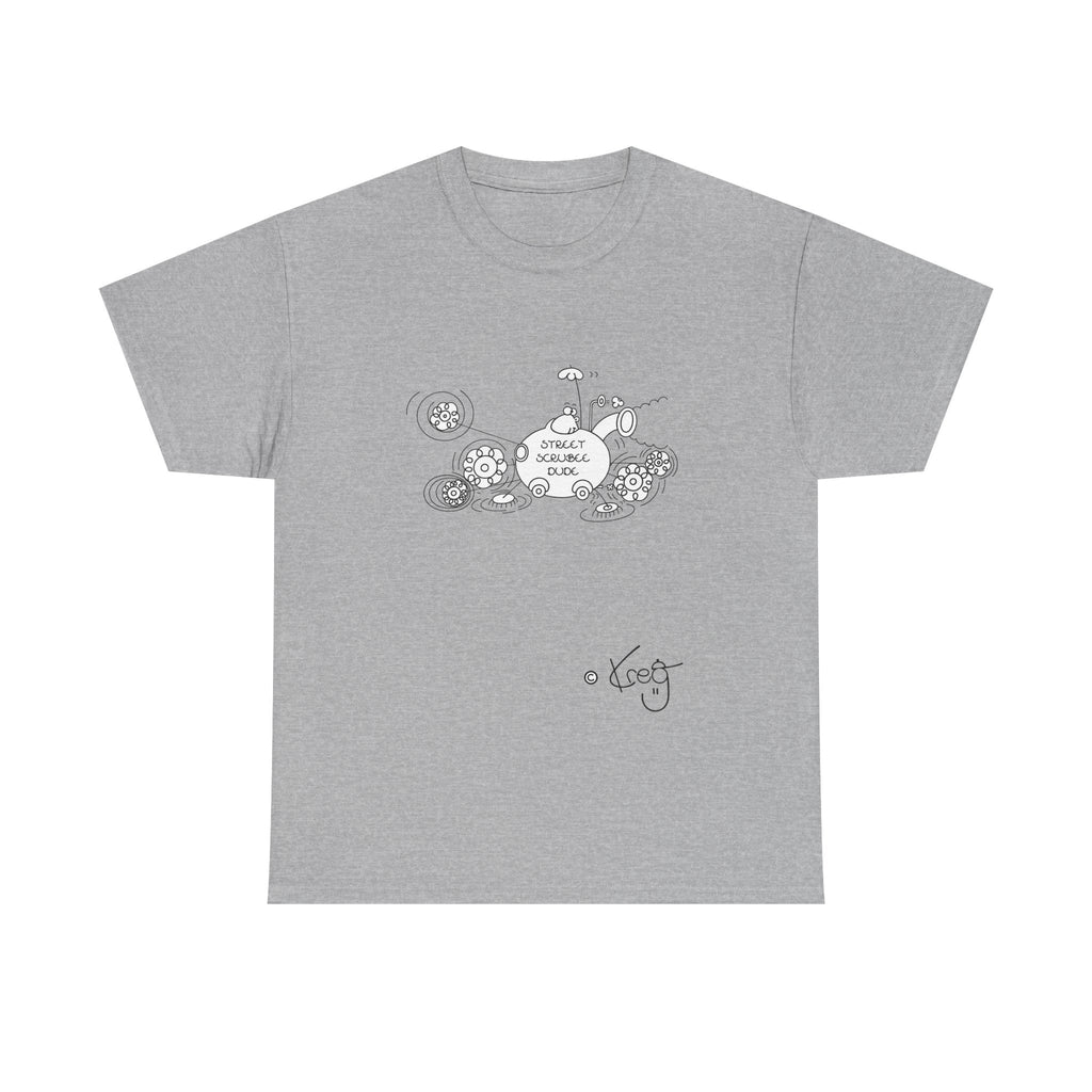 STREET SCRUBEE DUDE,Unisex Heavy Cotton Tee
