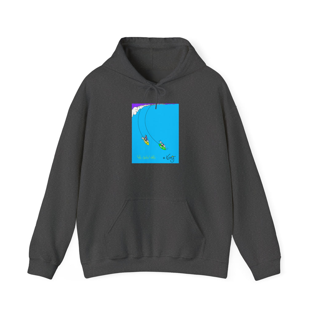 SURFING PIRATES YO WO HO,Unisex Heavy Blend™ Hooded Sweatshirt