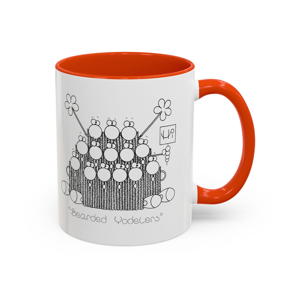 BEARDED YODELERS Colorful Mugs, 11oz 15oz