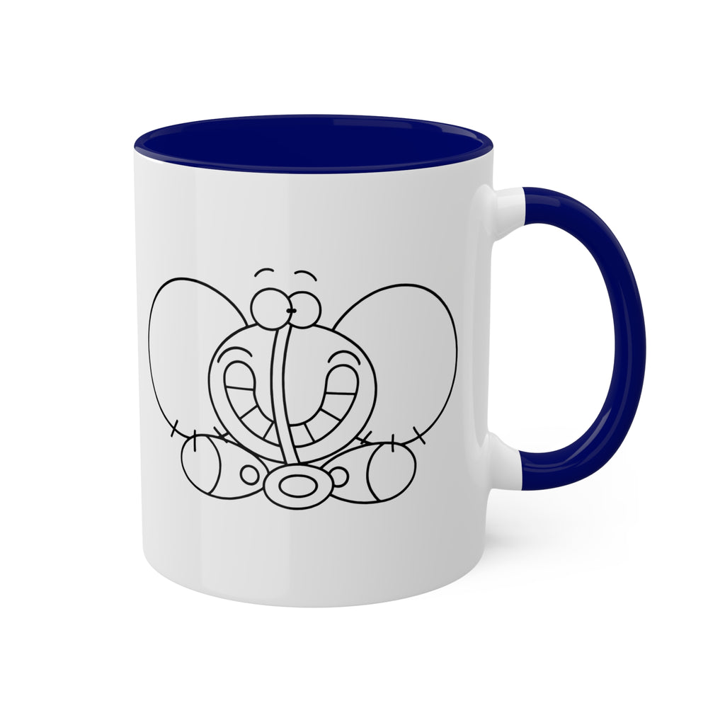 SMILE ELEPHANT Colorful Mugs, 11oz