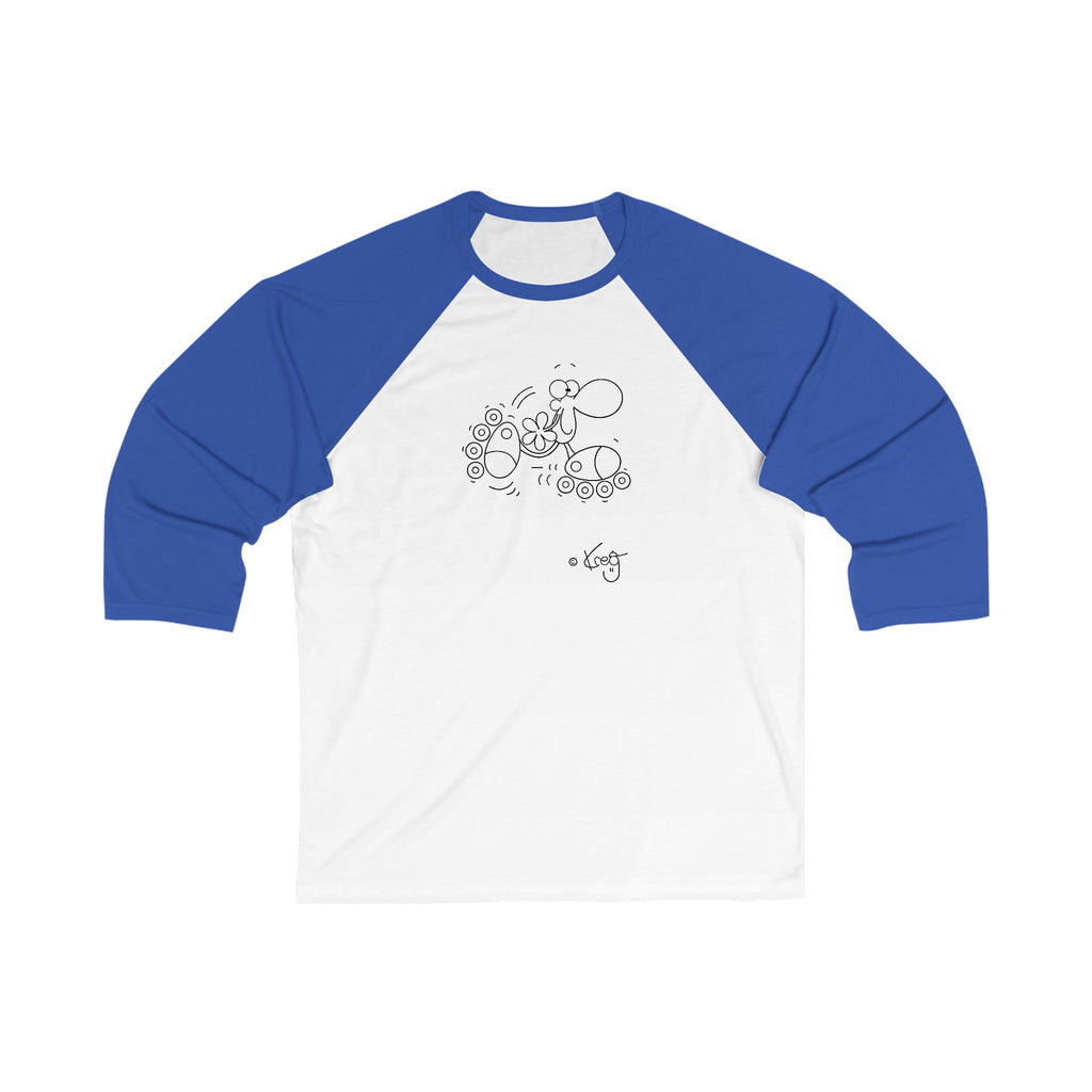 ROLLERBLADER,Unisex 3\4 Sleeve Baseball Tee