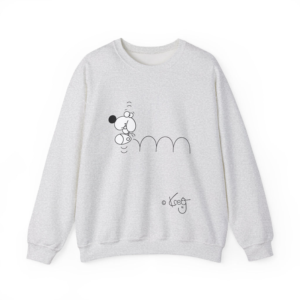 BOUNCING DOGGY,Unisex Heavy Blend™ Crewneck Sweatshirt