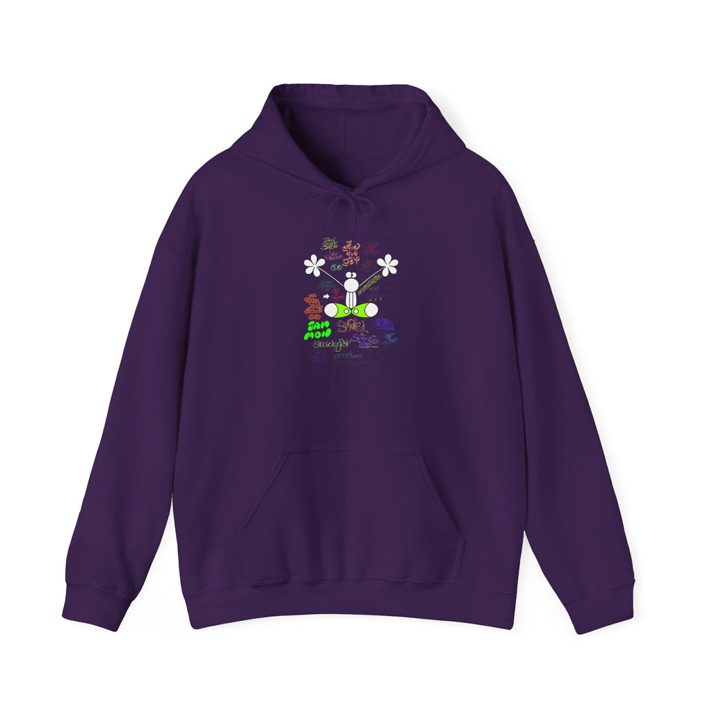 JOY GRAFFITI,Unisex Heavy Blend™ Hooded Sweatshirt