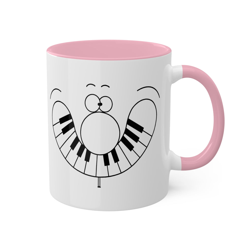 PIANO SMILE Colorful Mugs, 11oz