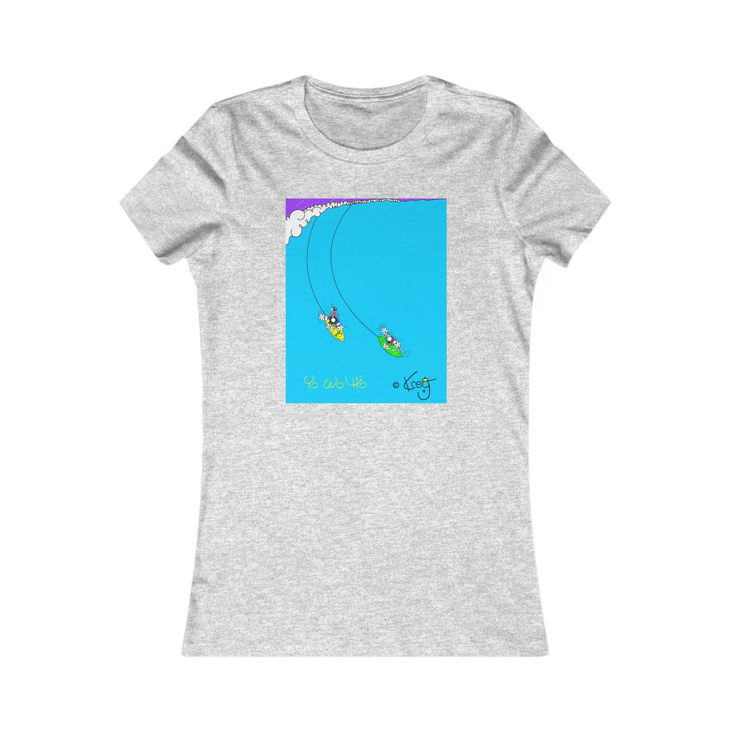 SURFING PIRATES YO WO HO,Women's Favorite Tee