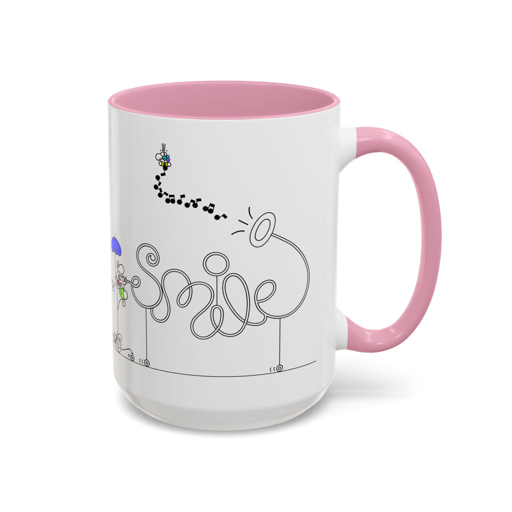 SMILE DUDE INSTRUMENT ON WHEELS,Colorful Mugs (11oz, 15oz)
