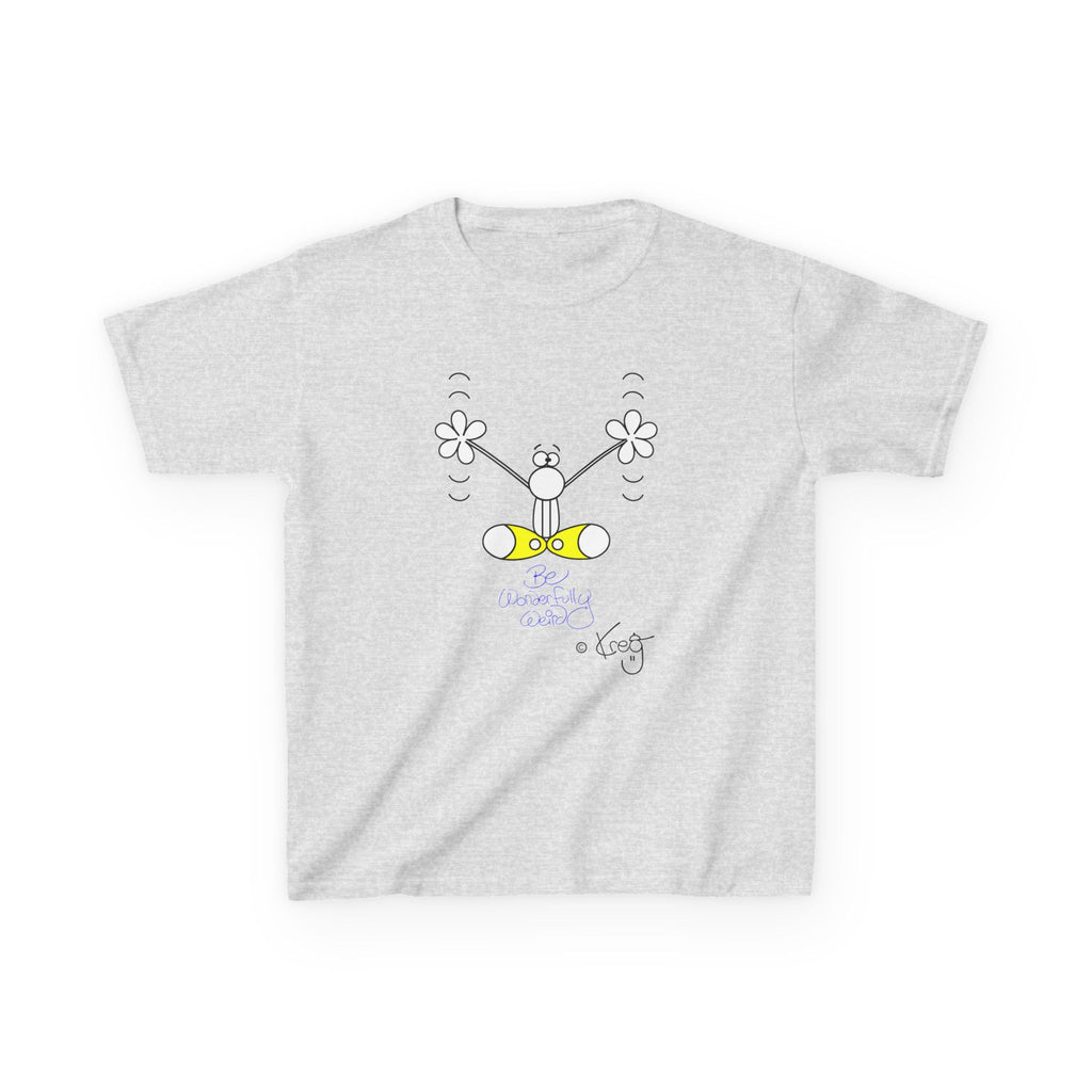 BE WONDERFULLY WEIRD,Kids Heavy Cotton™ Tee